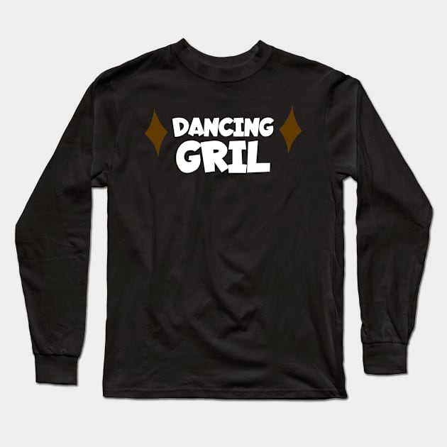 Dancing girl Long Sleeve T-Shirt by maxcode